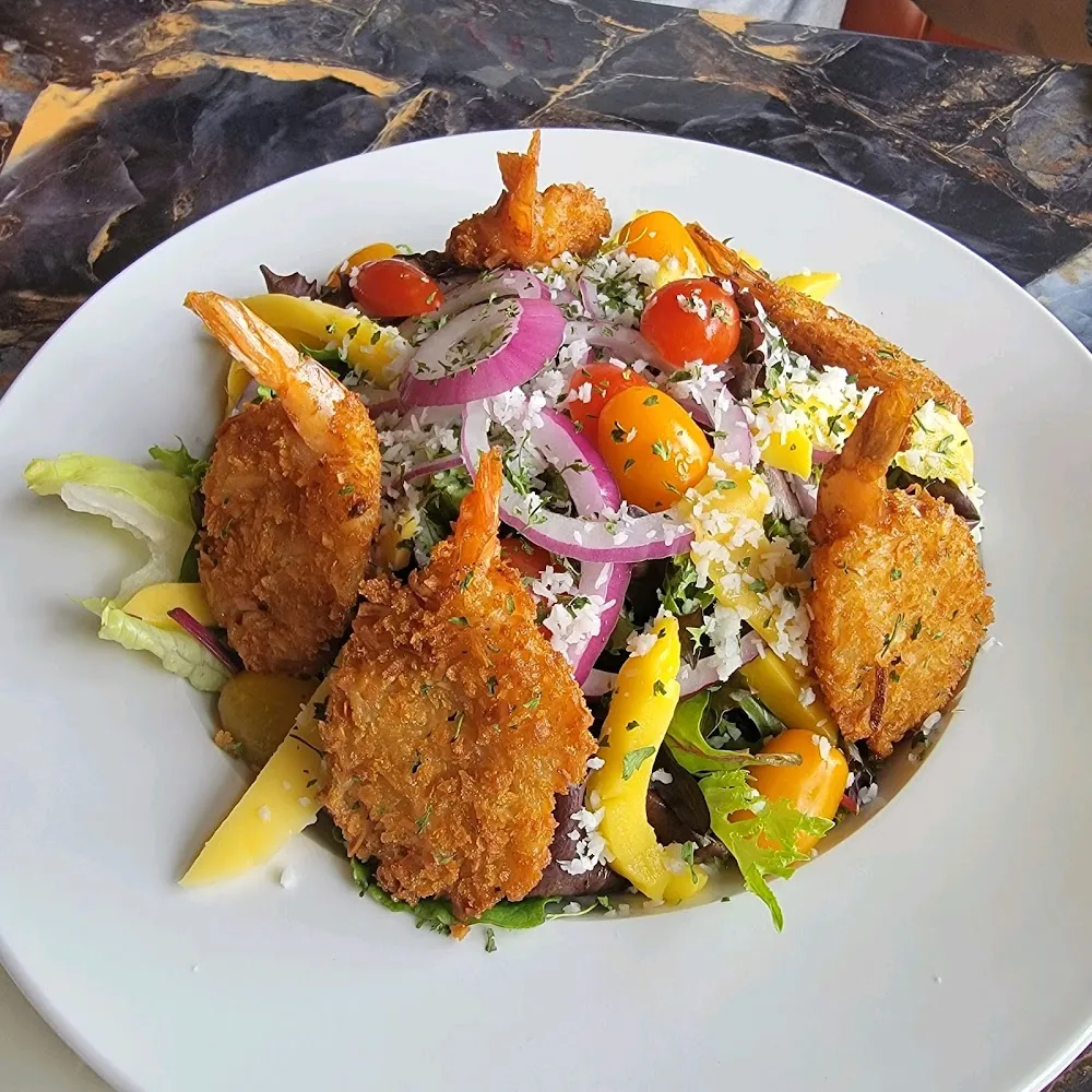 Coconut Shrimp Salad